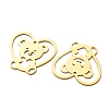 201 Stainless Steel Pendants SA-CBA49C1-01G-2