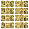 CHGCRAFT 24Pcs 6 Style Zinc Alloy Pendants FIND-CA0008-06-1