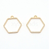 Alloy Open Back Bezel Pendants PALLOY-WH0081-35A-1