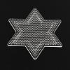 Star Pegboards for 3x2.5mm Mini Fuse Beads X-DIY-Q009-07-1