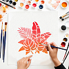 9Pcs 9 Styles Mandala PET Hollow Out Drawing Painting Stencils DIY-WH0411-533-7