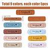 Gorgecraft 45Pcs 9 Colors PU Leather Label Tags DIY-GF0008-52-2