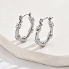 Non-Tarnish 304 Stainless Steel Hoop Earrings FD1814-2-1