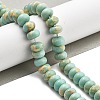 Synthetic Aqua Terra Jasper Beads Strands G-F224-02-8x5mm-01-2