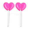 Resin Cabochons RESI-WH0025-14C-1