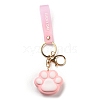 Epoxy Resin Cat Paw Keychain ANIM-PW0002-16B-1