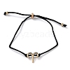 Adjustable Polyester Cord Slider Bracelets BJEW-H540-A07-G-4