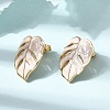 Brass Stud Earrings for Women KK-CBA9D38-05G-4