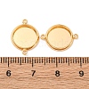 Brass Connector Cabochon Settings KK-F898-21B-G-3