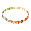 Bohemian Glass Seed Beaded Stretch Bracelets JM4508-67-1
