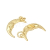 Brass Pendants ZIRC-I044-43G-2