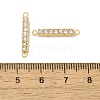 Ion Plating(IP) 304 Stainless Steel Crystal Rhinestone Connector Charms STAS-S131-08G-3