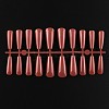 Solid Color Plastic Seamless Toe False Nail MRMJ-R106-TBL035-1