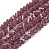 Opaque Glass Beads Strands GLAA-N019-3mm-13-1
