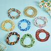 8Pcs 8 Colors Summer Jewelry Waist Bead AJEW-SZ0002-26-5