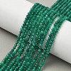 Natural Green Onyx Agate Beads Strands G-C201-B02-3mm-1