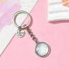 Alloy Glass Keychain KEYC-YW00068-01-1