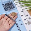2 Strands Electroplated Non-Magnetic Synthetic Hematite Beads Strands G-FH0002-58-3