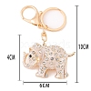 Alloy & Rhinestone Keychain for Women PW-WG33814-01-2