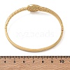 304 Stainless Steel Crystal Rhinestone Hinged Cuff Bangles SA-CBAB92B-20G-3
