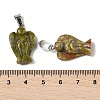 Natural Unakite Pendants G-B127-10P-07-3