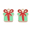 Christmas Theme Alloy Enamel Pendants ENAM-T020-33B-1