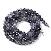 Natural Iolite Beads Strands X-G-G139-A11-03-3