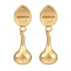 201 Stainless Steel Teardrop Stud Earrings EJEW-I309-20A-G-1