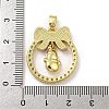 Christmas Brass Micro Pave Cubic Zirconia Pendant KK-H468-01F-01G-3