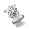 Brass Micro Pave Cubic Zirconia Pendants KK-U061-22P-2