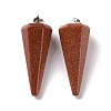 Synthetic Goldstone Pendants G-G848-01P-10-2