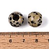 Natural Dalmatian Jasper European Beads G-Q602-09A-10-3