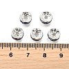 Brass Grade A Rhinestone Spacer Beads RB-A004-3-4
