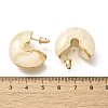 Brass C-Shaped Stud Earrings EJEW-A121-10G-02-3