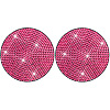 PVC Rhinestone Anti-slip Coaster PW-WGFA6AD-07-1