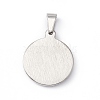 Non-Tarnish 304 Stainless Steel Pendants STAS-A062-17P-2