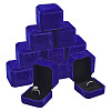 Square Velvet Ring Boxes LS-VBOX-WH0002-01D-1