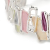 Coloful Alloy Enamel Links Stretch Bangles BJEW-B100-05S-3