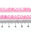 Baking Electroplate Glass Beads Strands LS-DGLA-A039-J6MM-B16-4