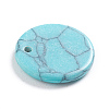 Synthetic Turquoise Charms G-L561-001Y-3