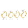 Rack Plating Brass Open Cuff Ring Settings KK-Z071-32G-4