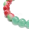 Gemstone & Resin Round Beaded Stretch Bracelet BJEW-JB08664-6