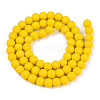 Opaque Glass Beads Strands LS-GLAA-T032-P6mm-MD08-3