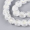 Handmade Foil Glass Beads Strands FOIL-Q002-05K-3