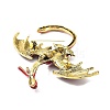 Dragon Alloy Rhinestone Brooches JEWB-K018-08AG-01-2