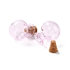 Round Glass Cork Bottles Ornament GLAA-D002-03F-2