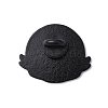 Black Alloy Brooches JEWB-E036-02EB-04-2