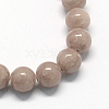 Natural Dyed Yellow Jade Gemstone Bead Strands G-R271-12mm-YXS06-2