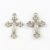 Tarnish Resistant Crucifix Cross 201 Stainless Steel Pendants STAS-R075-15-1