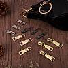 20 Sets 2 Colors Zinc Alloy Zipper Repair Accessories FIND-SZ0001-78-3